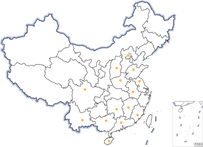 省、直轄市、自治區(qū)，服務(wù)網(wǎng)絡(luò)覆蓋全國(guó)